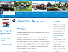 Tablet Screenshot of bmwclubnederland.nl